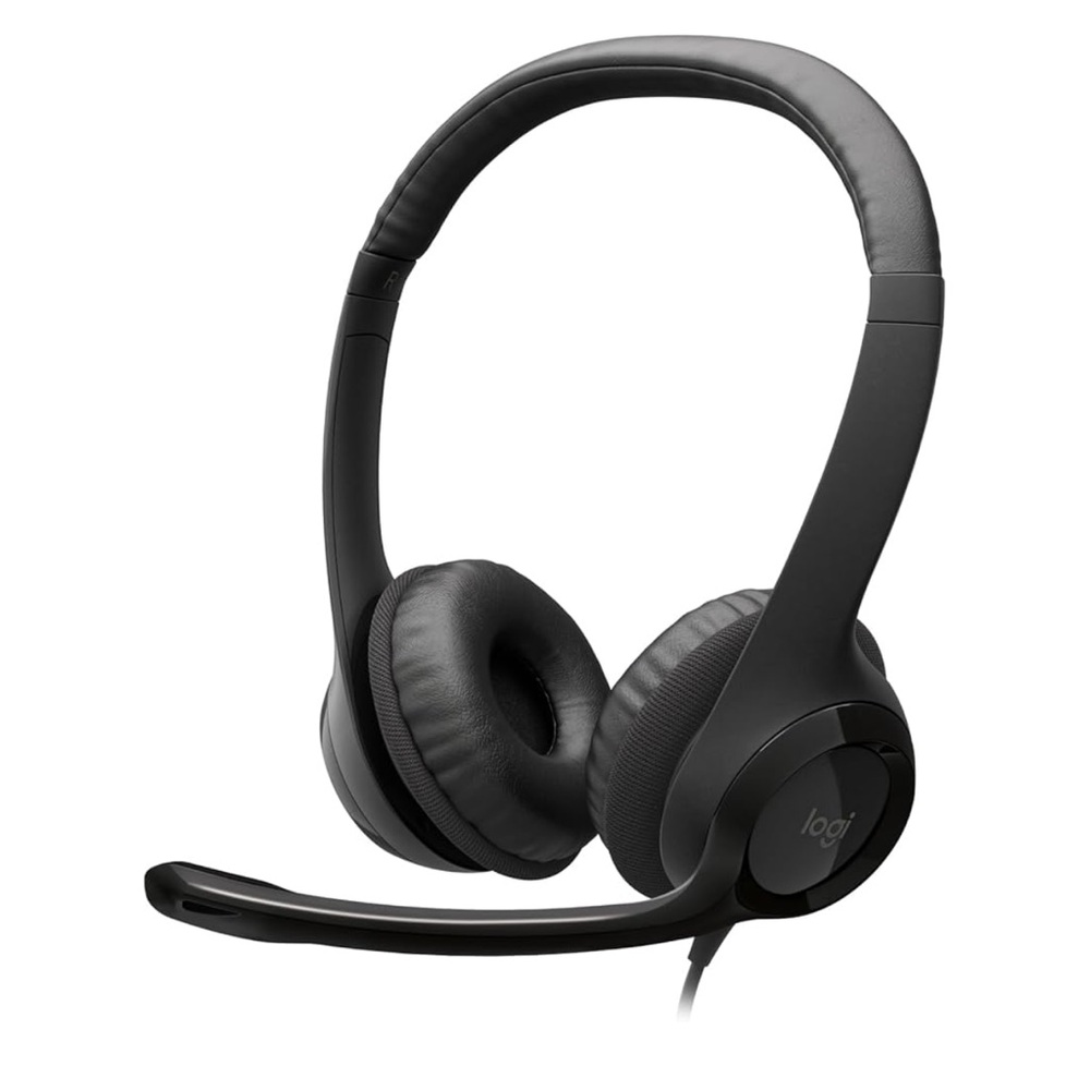 Logitech H390 Wired Headset for PC/Laptop Noise Cancelling Microphone
